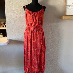 Nine Britton Maxi Dress M Red